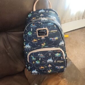 Loungefly Kids Backpack - Navy Disney World